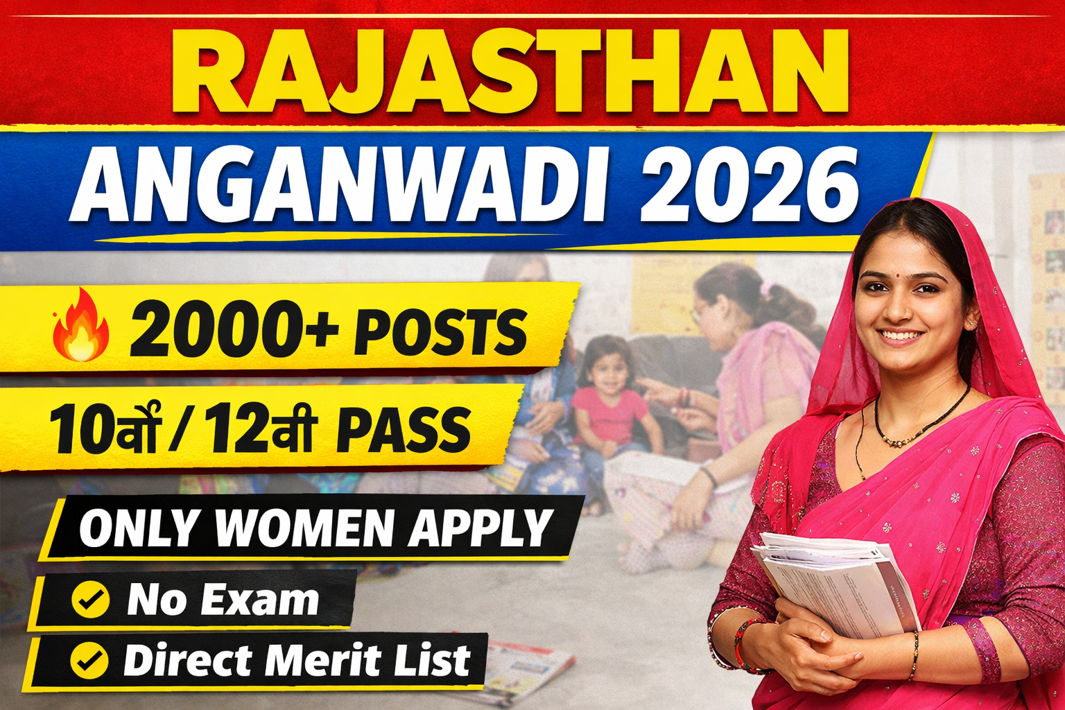 Rajasthan Anganwadi Recruitment 2026