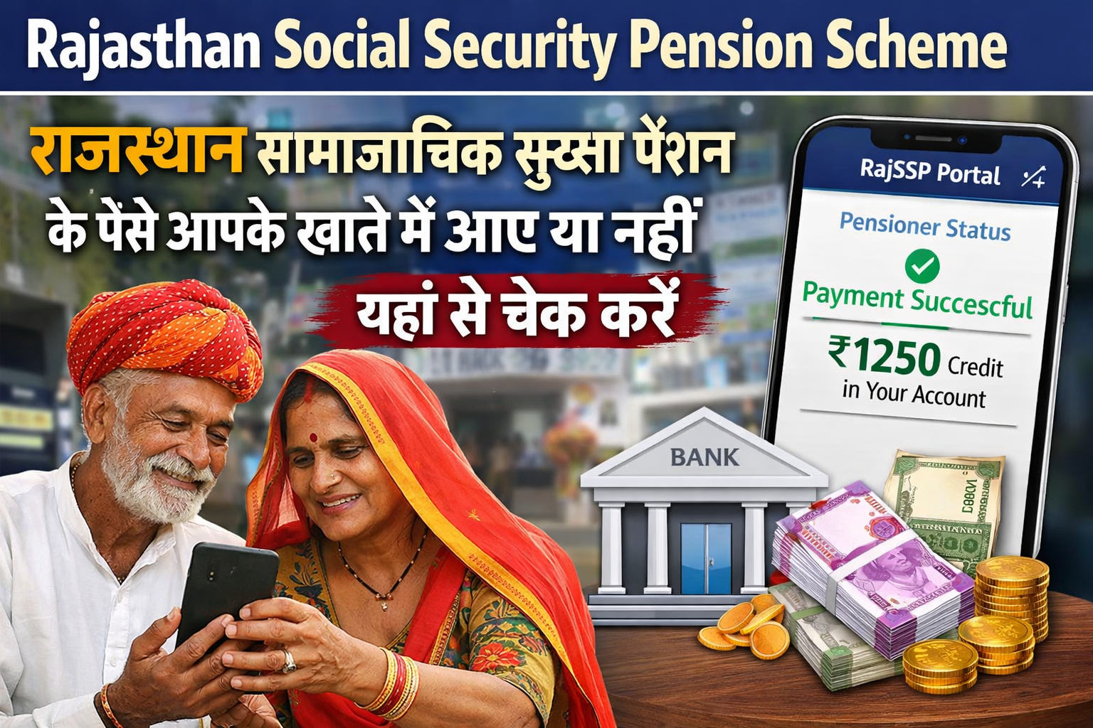 Rajasthan Social Security Pension Scheme Payment Status