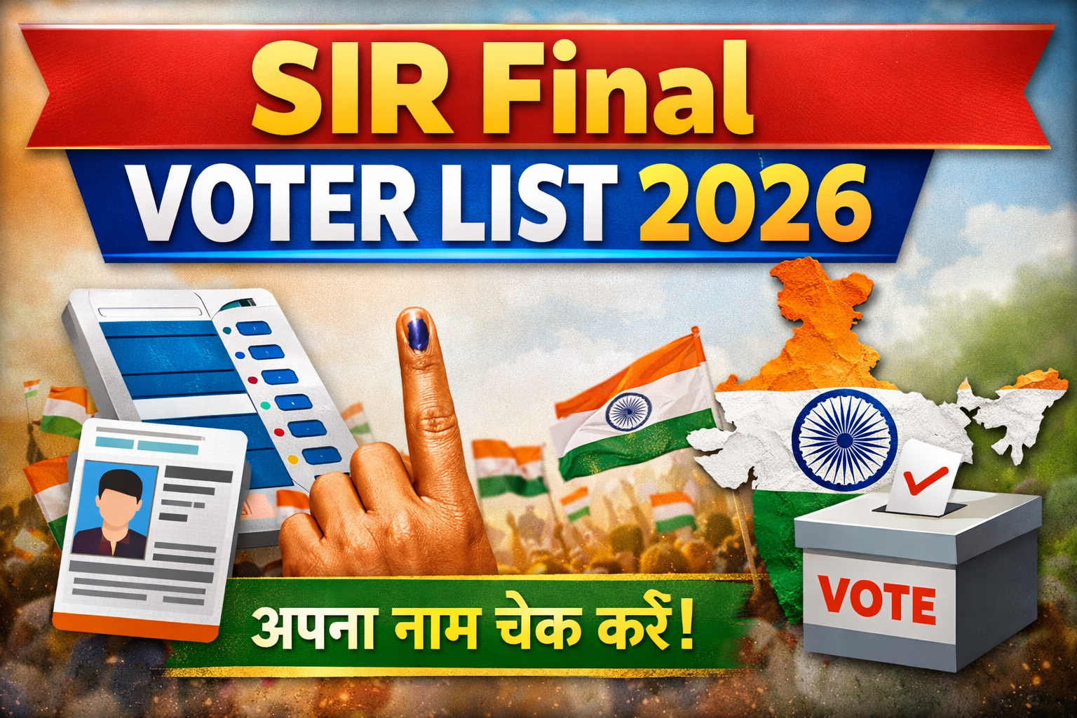 SIR Final Voter List 2026