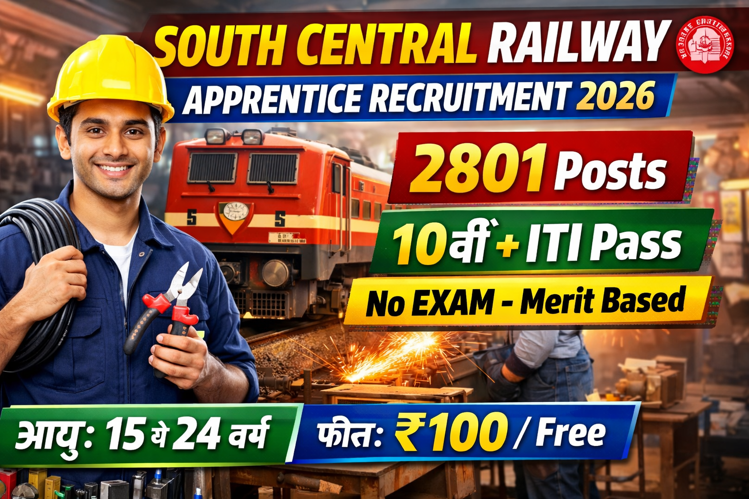 South Central Railway Apprentice Recruitment 2026