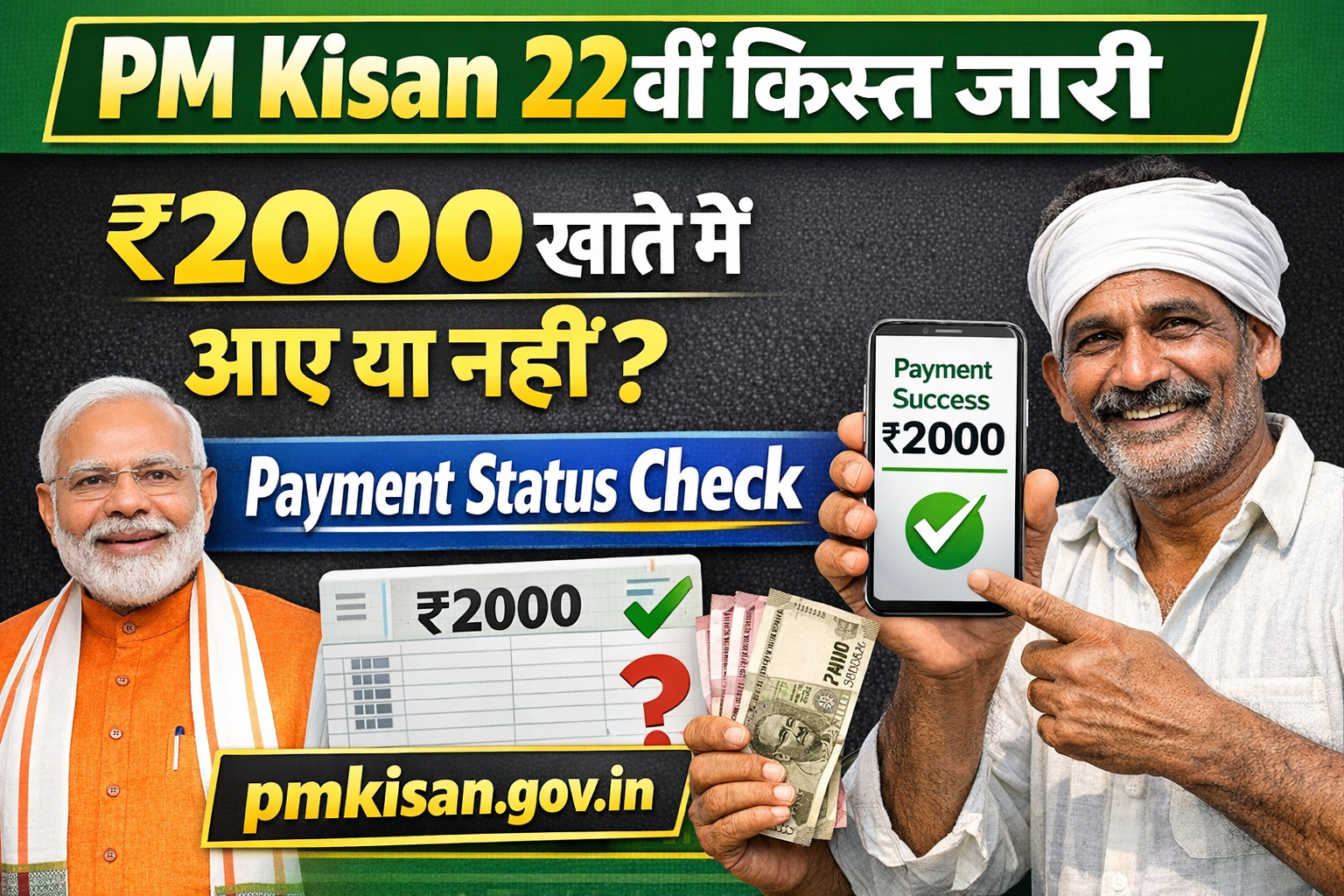 PM Kisan Payment Status Check 2026
